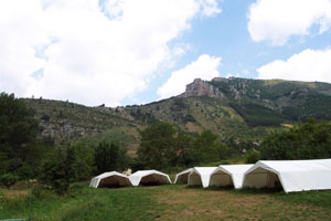 Teilnehmer-Zelte